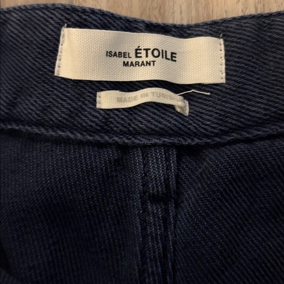 Isabel Marant Etoile Ticosy Trouser Jean FR 34 US 2 Navy Blue - Picture 7 of 11